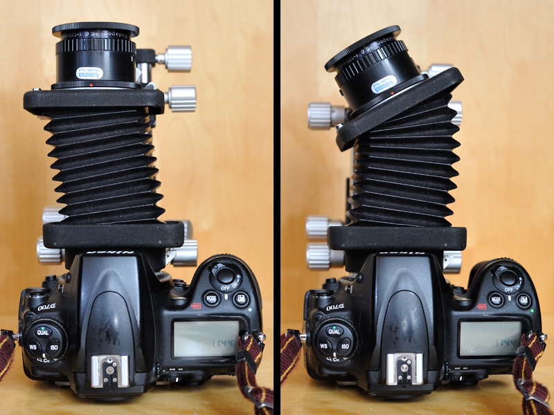 Nikon F-Mount - Using a bellows unit 